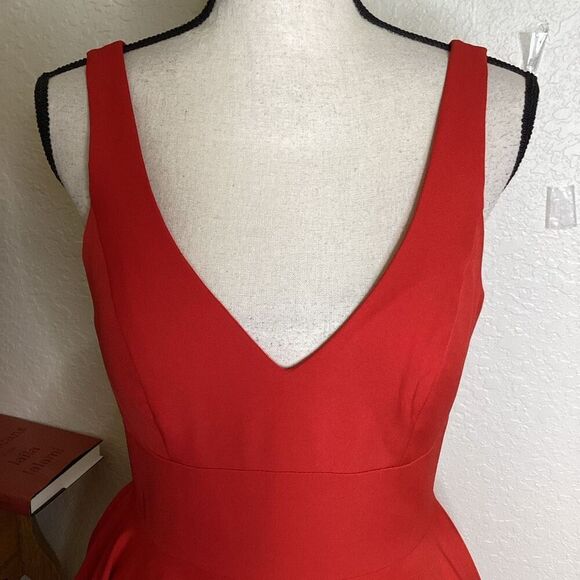 Mac Duggal Red Sleeveless Dress - Picture 5 of 14
